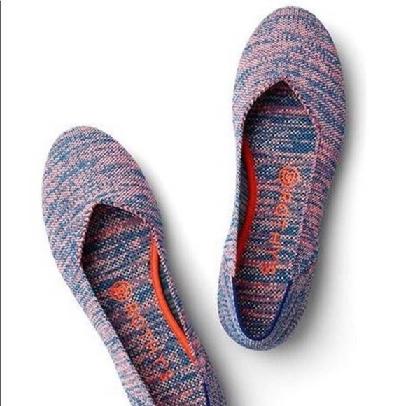 Rothy's The Flat Turquoise Melange Size 10 - Picture 1 of 13